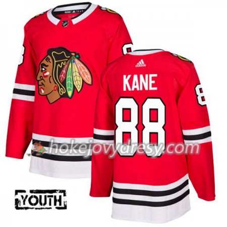 Dětské Hokejový Dres Chicago Blackhawks Patrick Kane 88 Červená 2017-2018 Adidas Authentic